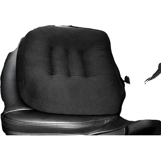 Sitzkissen, Ergonomisches Design, Druckentlastung, schwarz - Schwarz