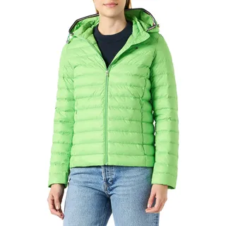 Tommy Hilfiger Damen Daunenjacke TH Essential Leicht, Grün (Spring Lime), S