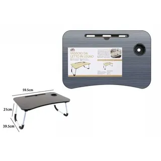 Tablett Schreibtisch Klappbar Kleiner Tisch PC Slot Tablet Tasse Schwarz Dfh