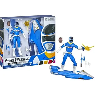 Hasbro Fans — Power Rangers: Lightning Collection — Blue Ranger Galaxy Glider Deluxe Actionfigur im Weltraum (exkl.) (F5398)