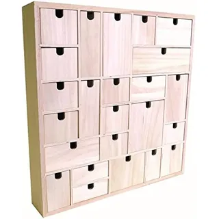 Artemio EVOC Artemio Adventskalender zum Dekorieren 40 x 40 x 6,5 cm