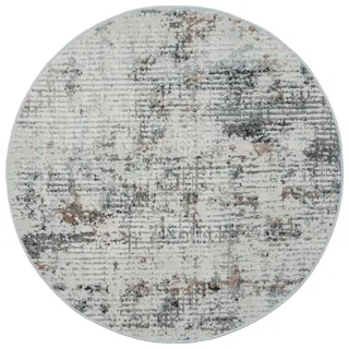 OTTO home Teppich »Kaylan« rund 8 mm Höhe Kurzflor, modernes Design, pflegeleicht, Wohnzimmer, beige