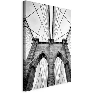 artgeist Leinwandbild , Schwarz, Weiß , Textil, Holzwerkstoff , rechteckig , 40x60x1.2 cm , Keilrahmen , Bilder & Rahmen, Bilder, Leinwandbilder