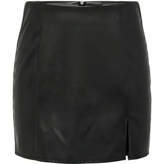ONLLENI Faux Leather Slit Skirt PNT NOOS