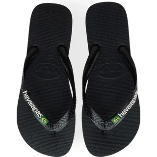 havaianas Brasil Logo Schwarz 43,5