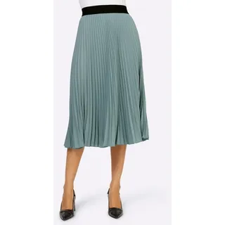 Heine Plisseerock grün