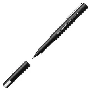 Stabilo Fineliner 0,4 mm, Nadelspitze Schwarz 1088/46