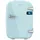 Bolero MiniCooling Mini-Kühlschrank 4 l 12V-220V 5-65°C hoch Havanna Light Blue