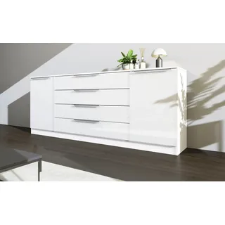 borchardt Möbel Oliva 200 x 78 x 35 cm weiß