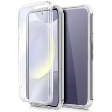 Cool 3D Silikon Schutzhülle für Samsung S921 Galaxy S24 (Transparent Front + Rückseite)