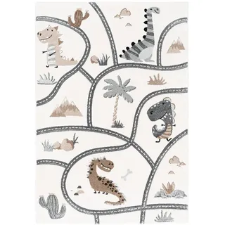 Pergamon Kinder Teppich Maui Kids Dino Strassenteppich , Textil , 120x170 cm , Teppiche und Böden, Teppiche, Kinderteppiche