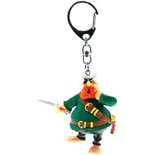 Plastoy Asterix Schlüsselanhänger Pirat Barbe-Rouge - Kunststoff - 12 cm