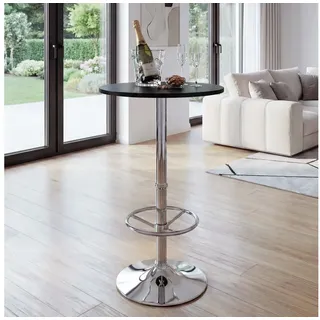 MCW Stehtisch Bilbao rund 60 x 110 cm Schwarz