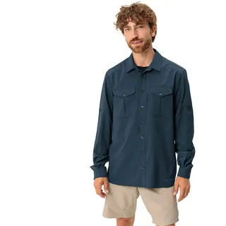 Vaude Langarmhemd Blau XL