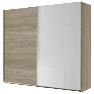 WIMEX Schwebetürenschrank Malmö 225 x 210 x 65 cm Grau