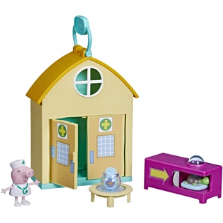 Peppa Pig Play-Doh Peppa Pig F3757 Animals Peppa's Adventures Peppa Visits The Vet Spielset Vorschulspielzeug, 1 Figur und 3 Zubehörteile, ab 3 Jahren, Multicolor