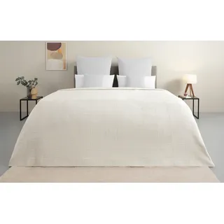 OTTO home Luisa Bettüberwurf 140 x 210 cm Beige