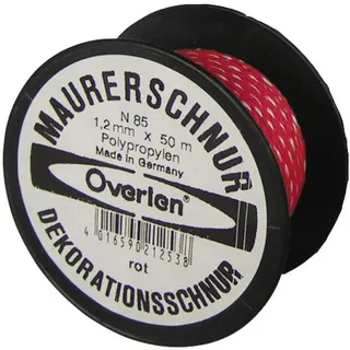 schmidt's onlineshop Maurerschnur m. Kennfd.(N 85) 1.2/100 m Polypropylen rot