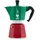 Moka Express 0,24 l 6 Tassen Grün/Rot/Weiß/Mehrfarbig