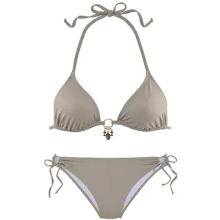 Bruno Banani Triangel-Bikini Damen stein Gr.34 Cup A/B