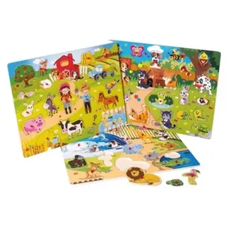 Happy Baby Wooden Puzzle assorted