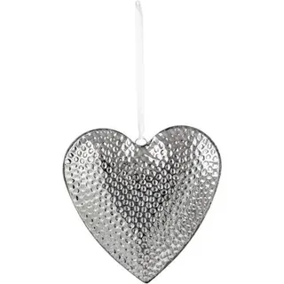 Herz Deko Anhänger gehämmert Ø 27 cm