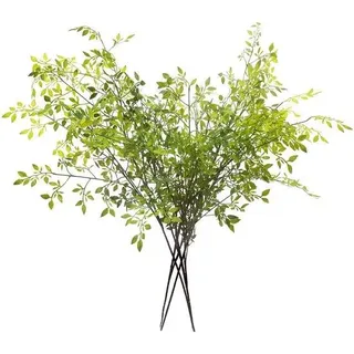 Grüne Nandina Zweige 110cm 4er Pack für Vase Dekoration