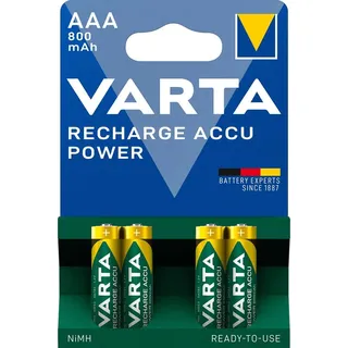 Varta Recharge Accu Power AAA 800 mAh 4 St.