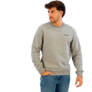 Napapijri Guide Sweatshirt - Medium Grey Melange - 2XL