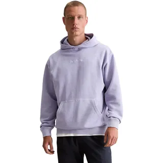 Marc O'Polo DENIM Hoodie, relaxed fit, große Rückenstickerei, lila