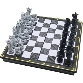 Lexibook Lexibook, Harry Potter, Magnetisches Schachbrett, CGM300HP | Magnetisches & klappbares Schachbrett, 32 Figuren, Familienspiel