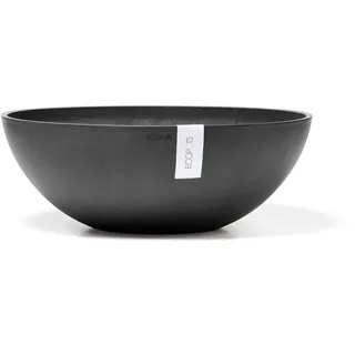 Ecopots Vienna Ø 50 x 18 cm Dunkelgrau