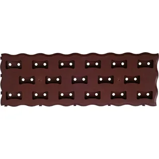 Braunes Rasengitter, Bodengitter Pad 60x20 cm - Braun