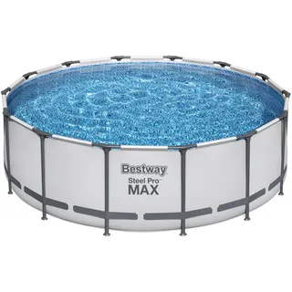 BESTWAY Steel Pro Max Frame Pool Set 427 x 122 cm inkl. Filterpumpe