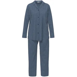 seidensticker Schlafanzug "Damen Pyjama Set lang", navy