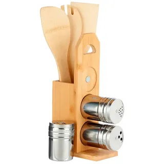 San Ignacio Kinvara Bambusschaufel und Gewürzregalhalter 25 x 7 cm