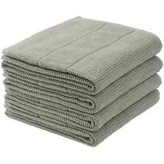 SCHIESSER Turin Handtuch 50 x 100 cm grau