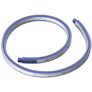 Alco Kurvenlineal 40 cm, blau, 4007735014612