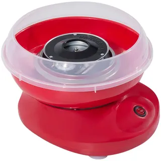 Homcom Zuckerwattemaschine Edelstahl-und-PP Rot , Kunststoff , 26x18x27 cm , Kochgeschirr, Küchengeräte, Küchenmaschinen