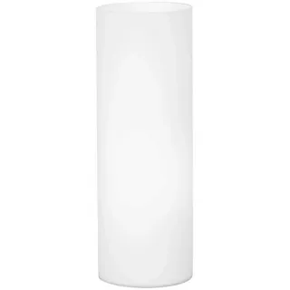 EGLO Tischleuchte »GEO Tischlampe, opal-mattes Glas, Schalter am Kabel, minimalistisch« E27 Nachttischlampe, Deko-Leuchte, Schlafzimmer, 165cm Kabel, 25x12cm, weiß