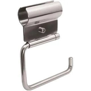 tecuro Toilettenpapierhalter für Stütz- und Haltegriffe Ø 32 mm – Polierter Edelstahl, rostfrei, barrierefrei