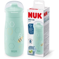 Bild von Mini-Me Sip für Kleinkinder | ab 9 Monate | 300 ml | Kinderwasserflasche | auslaufsichere stabile Trinköffnung | bruchsicher | Minze/Biene