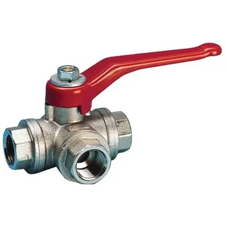 Pettinaroli Three way fullway ball valve 82% flow "t" port ball 1