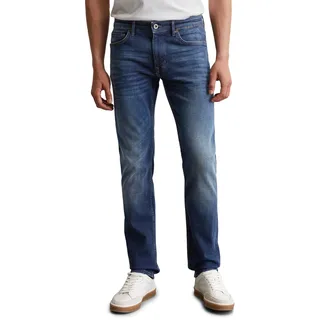 Marc OߴPolo Herren Jeanshose mit Stretch-Anteil Shaped Fit, Blau (Authentic Dark Blue Wash), W36/L34