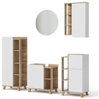 Vicco Karen 5-tlg. Sonoma/Weiß