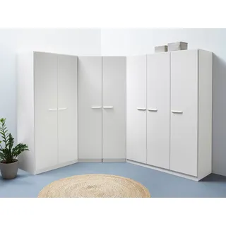 rauch Schrank-Set "Kleiderschrank Schrank Garderobe Wäscheschrank VANDOR" Set, alpinweiß