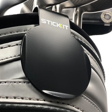 STICKIT Magnetischer Golftaschen-Landeplatz I Metalltaschen-Clip für schnelle und einfache Verwendung von magnetischer Golf-Ausrüstung und Zubehör mit praktischer Positionierung auf Ihrer Golftasche.