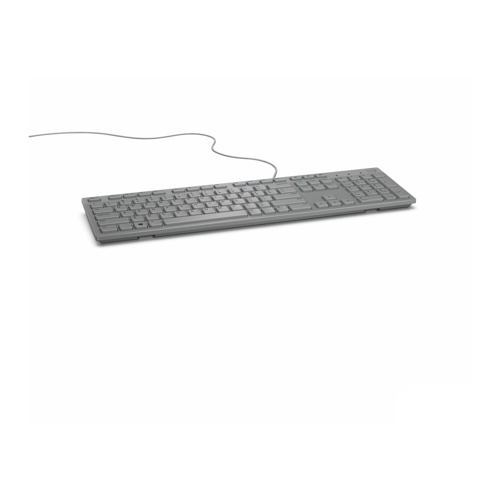 Bild von KB216 Multimedia Tastatur US grau (580-ADHR)