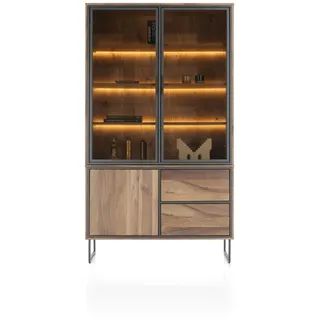 Henders & Hazel Trapani Buffetschrank mit LED Mango Funier/Metallgestell