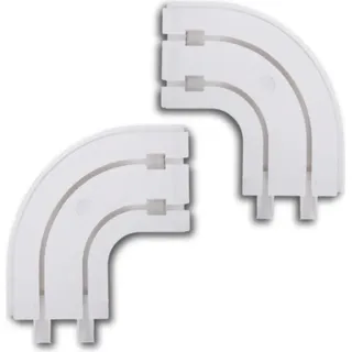 2x Rundbogen Set (2-läufig) für Innenlaufschienen